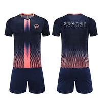 Vente flash - Tenue de football unisexe pour adultes, design personnalisé, durable, 100% polyester, léger, respirant, noms/numéros d'équipe personnalisés