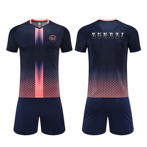 Hot Sale Adult Unisex Soccer Uniform Custom Design Durable 100% Polyester Lightweight Breathable Custom Team <b>Names</b>/Numbers - Product Image 1
