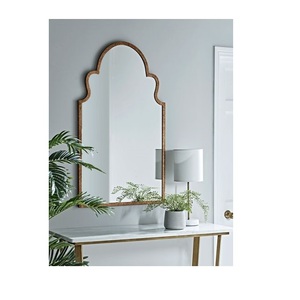 Cadre de miroir mural en bois antique unique avec de superbes détails artisanaux pour les hôtels de luxe élégants pour la décoration de la maison - Product Image 1