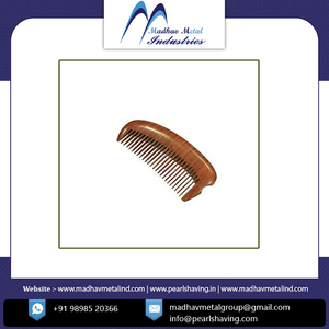 Peine para Barba SC 12W Peine para Barba de madera natural Peine para Barba para hombres de madera de fabricante indio - Product Image 2