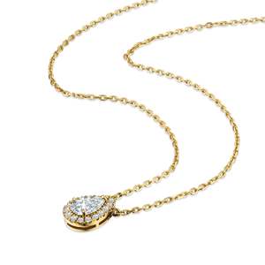 Colgante de Diamante Redondo Cultivado en Laboratorio en Oro Amarillo de 18 Quilates, Sin Cadena, Claridad VS1, Color E, 2.50 Gramos, Joyería Ligera - Product Image 5