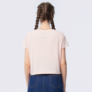 Nuevo Diseño, Top Corto Deportivo Holgado al por Mayor, Camiseta de Algodón para Damas, Ropa de Gimnasio, Ropa Urbana, Tops Cortos para Mujer - Product Image 2