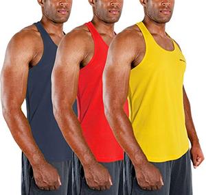 Custom Mens 100% Cotton Gym Tank Top Breathable Knitted Fitness Singlet Solid Running Sports Vest Plus Size - Product Image 1