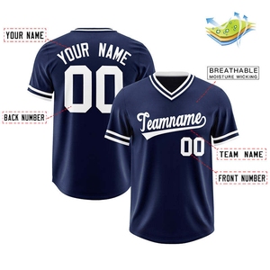 Customizable Baseball Jersey for Youth Breathable Plus Size Uniform Embroidered Logo <b>Number</b> Blank Shirts for Team Training - Product Image 3