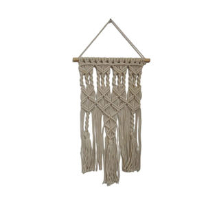 Precio imbatible macramé colgante de pared hermoso arte moderno bohemio diseño hecho a mano para sala de estar nueva llegada decoración del hogar - Product Image 4