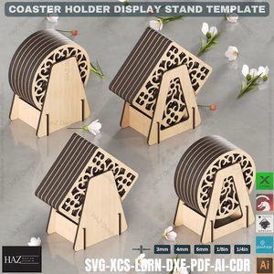 Custom Logo Natural <b>Wood</b> <b>Coasters</b> Coffee Cup Tea Cup Walnut <b>Coasters</b> Used For Hotels And Restaurant - Product Image 3