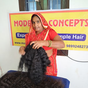 ผมชาวอินเดียแท้ลอนธรรมชาติไม่ใช้สารเคมี - Product Image 1