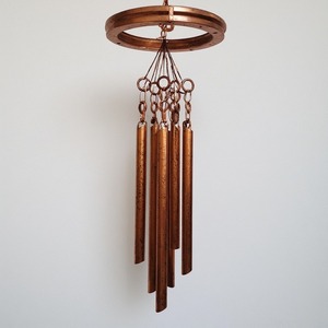 Old Town Iron Wind Chime With Textured Finish <b>Offering</b> Classic Design Smooth Tones And Perfect Fit For Traditional Wooden - Product Image 5