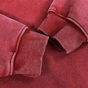 Hot Selling Best <b>Sale</b> Embroidered Custom Logo Oversized Pullover Hoodies Men 100% Cotton <b>Washed</b> Winter Warm <b>Lined</b> Solid Pocket - Product Image 3