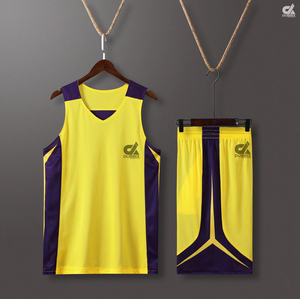 Maillot de basket-ball personnalisable 100% polyester, ensemble de vêtements de sport pour hommes et femmes, ensembles de match de ligue, taille plus, XS, saison estivale, uni, personnalisé - Product Image 4