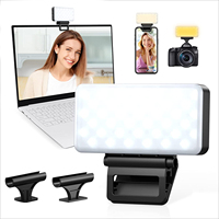 Vente chaude mini portable batterie intégrée rechargeable photographie lumière ordinateur vidéo téléphone portable selfie LED anneau lumière de remplissage
