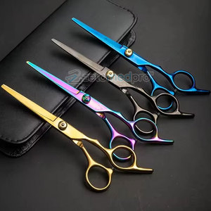 Tijeras de Peluquería Profesionales de Titanio Negro, Tijeras de Peluquería de Titanio Negro para Estilismo Profesional - Product Image 6