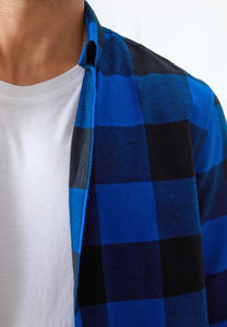 Fournisseur de chemises en flanelle OEM ODM, chemise à carreaux de couleur personnalisée - Product Image 3