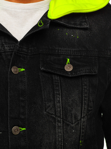Premium Street Style Denim <b>Jacket</b> for Retail Brands Custom Embroidered Jeans <b>Jacket</b> OEM ODM Wholesale Production Service - Product Image 4