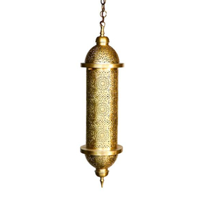 Handmade Moroccan Brass Pendant Light Arabian <b>Hanging</b> <b>Ceiling</b> Fixture Vintage Home <b>Decor</b> Lantern With Engraved Design - Product Image 1