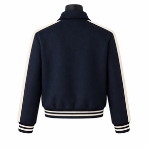 Veste universitaire personnalisée pour hommes et femmes, veste de baseball en laine et cuir, veste Letterman, fabricant OEM ODM, vente en gros - Product Image 2