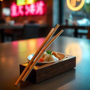 ตะเกียบไม้ธรรมชาติทำด้วยมือนำกลับมาใช้ใหม่ได้น้ำหนักเบาเหมาะสำหรับการรับประทานอาหารเอเชียและการใช้บนโต๊ะอาหารอย่างยั่งยืน - Product Image 1