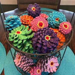 Las mejores decoraciones navideñas de cono de pino natural baratas listas para enviar - Product Image 4