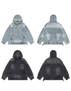 Sudadera con capucha de alta calidad Pullover Jeans para hombres en tamaños personalizados y colores Sudaderas con capucha de jeans de último diseño para hombres - Product Image 5