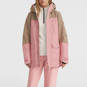 Streetgrace Veste de ski pour femme coupe personnalisée Coque extérieure imperméable Intérieur isolé Fermeture à glissière coupe-vent chauffante Options de marque OEM - Product Image 4