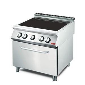 Placa de Cocina de Acero Inoxidable de 4 Quemadores Lista para Enviar, con Horno Eléctrico para Uso en Exteriores y Doméstico - Product Image 2