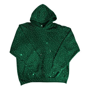 Sudadera de Felpa de Algodón Bordada Personalizada de Alta Calidad, Tejido Grueso, Estilo Vintage Lavado, con Bolsillo Canguro, Ecológica y Transpirable - Product Image 1