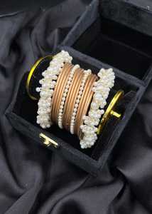 Conjuntos de Chudiyan Tradicionales Indios y Pakistaníes de Estilo Moderno, Últimos Diseños, Hechos a Mano, Brazaletes de Novia para Mujer - Product Image 4