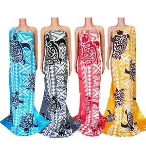 New Design Sarong Beach Cover up Turtle Printed 100% Rayon Pareo Beach Wear