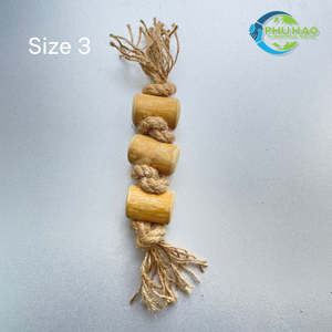 Respetuoso con el medio ambiente para mascotas como perros, gatos, hámsteres,... Masticar hecho de 100% Material natural Exportación de Vietnam CAFÉ MADERA TUG - Product Image 5