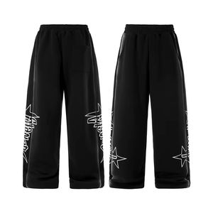 Sweat à capuche et sweat-shirt à impression DTG personnalisés pour hommes à la mode avec pantalon évasé tenue décontractée 2 pièces survêtement Streetwear - Product Image 5