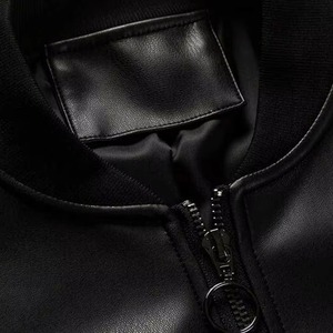 Veste en cuir pour homme de haute qualité, taille plus, sur mesure, respirante, style décontracté, fermeture éclair, hiver, fournisseur direct d'usine - Product Image 3