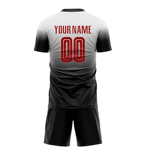Kits de entrenamiento de camiseta de fútbol con estampado personalizado, conjunto de uniforme deportivo de fútbol con pantalones cortos, camisetas de Club - Product Image 2