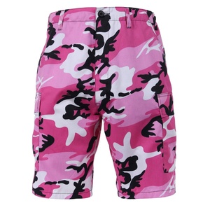 Pantalones Cortos Cargo Sólidos de Estilo Urbano, Servicio OEM Personalizado, Pantalones Cortos Casuales de Lona con Bolsillos para Hombre - Product Image 6
