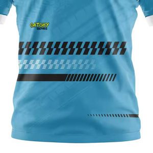 เสื้อใส่เล่นเกมระบายอากาศสำหรับผู้ชายเสื้อเล่นกีฬาพิมพ์ซับลิเมชัน - Product Image 5