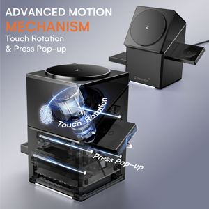 ZEEHOO-Station de charge sans fil CuBeTrick X 3-en-1-Noir-Prise UK - Product Image 6