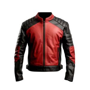 Veste en cuir de vachette noire mode coupe-vent respirant vintage fermeture éclair style hip hop blouson aviateur américain adulte - Product Image 6