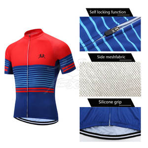 Uniforme d'équipe cycliste unique fabriqué en usine, uniformes de cyclisme imprimés par sublimation personnalisée pour hommes - Product Image 3