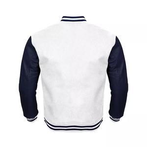 2025 Letterman Varsity Vestes High Street Style Hiver Laine Cuir Manches Automne Rayé Broderie Stand Motif - Product Image 2