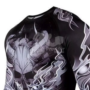 Recién llegado, protector de erupción para hombres para jóvenes, diseño OEM personalizado con sublimación, desgaste de artes marciales de bajo precio - Product Image 5