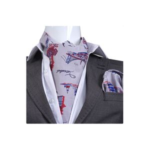 Juego de Bufanda y Pañuelo Textil con Estampado Gravure de Estambul para Hombre Adulto en Gris - Product Image 2