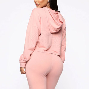 Sudadera con Capucha Corta para Mujer, Transpirable, de Invierno, con Estampado Personalizado en la Parte Delantera, Tela Antiarrugas, Cómoda y Duradera - Product Image 4
