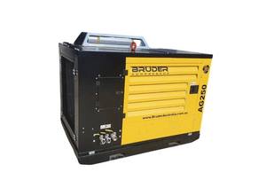 Compresseur à vis rotatif AG250 - 250cfm : Alimenté au diesel, monté sur une plateforme de transport - Product Image 4