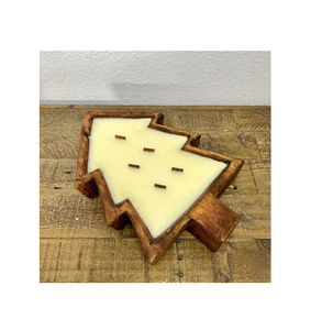 Bougeoir Bol à Pâte en Bois Décoration de Table de Qualité Impressionnante pour la Maison et le Mariage Nouvelle Arrivée Assiettes Personnalisées - Product Image 3