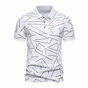 Camiseta personalizada de manga corta de verano de alta calidad, ropa de hombre al por mayor, camisetas polo lisas a granel para hombre - Product Image 1