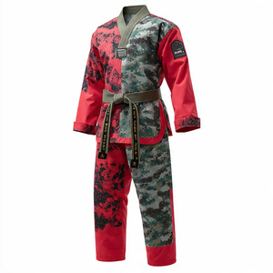 Trajes de Taekwondo con Estampado de Camuflaje, Ropa de Artes Marciales, Uniforme de Taekwondo, Trajes de Karate de Entrenamiento por Sublimación - Product Image 3