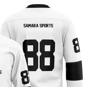 Vente en gros, maillot de hockey sur glace professionnel personnalisé, maillot sublimation de votre numéro de nom pour les jeunes et les adultes - Product Image 5