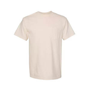 Camiseta de Hombre con Cuello Redondo, Teñido con Pigmentos, Ajuste Holgado y Transpirable, Color Heather, Talla Grande - Product Image 5