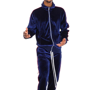 Chándales Unisex de Terciopelo para Hombre, Chándal Hecho en Pakistán de Alta Calidad, Venta Al por Mayor, Nuevo Diseño, 2 Piezas - Product Image 1