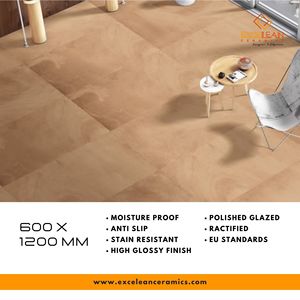 Prix le plus bas garanti 60x120 Finition mate Céramique Porcelaine Carreaux émaillés Plancher moderne Terrasse intérieure pour sous-sol Naturel - Product Image 5