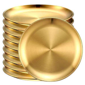 Metal Charger Plates Handmade Black Powder Coating Round Charger Plate at Lower <b>Table</b> <b>Top</b> Serving <b>Wedding</b> <b>Decoration</b> Use - Product Image 6